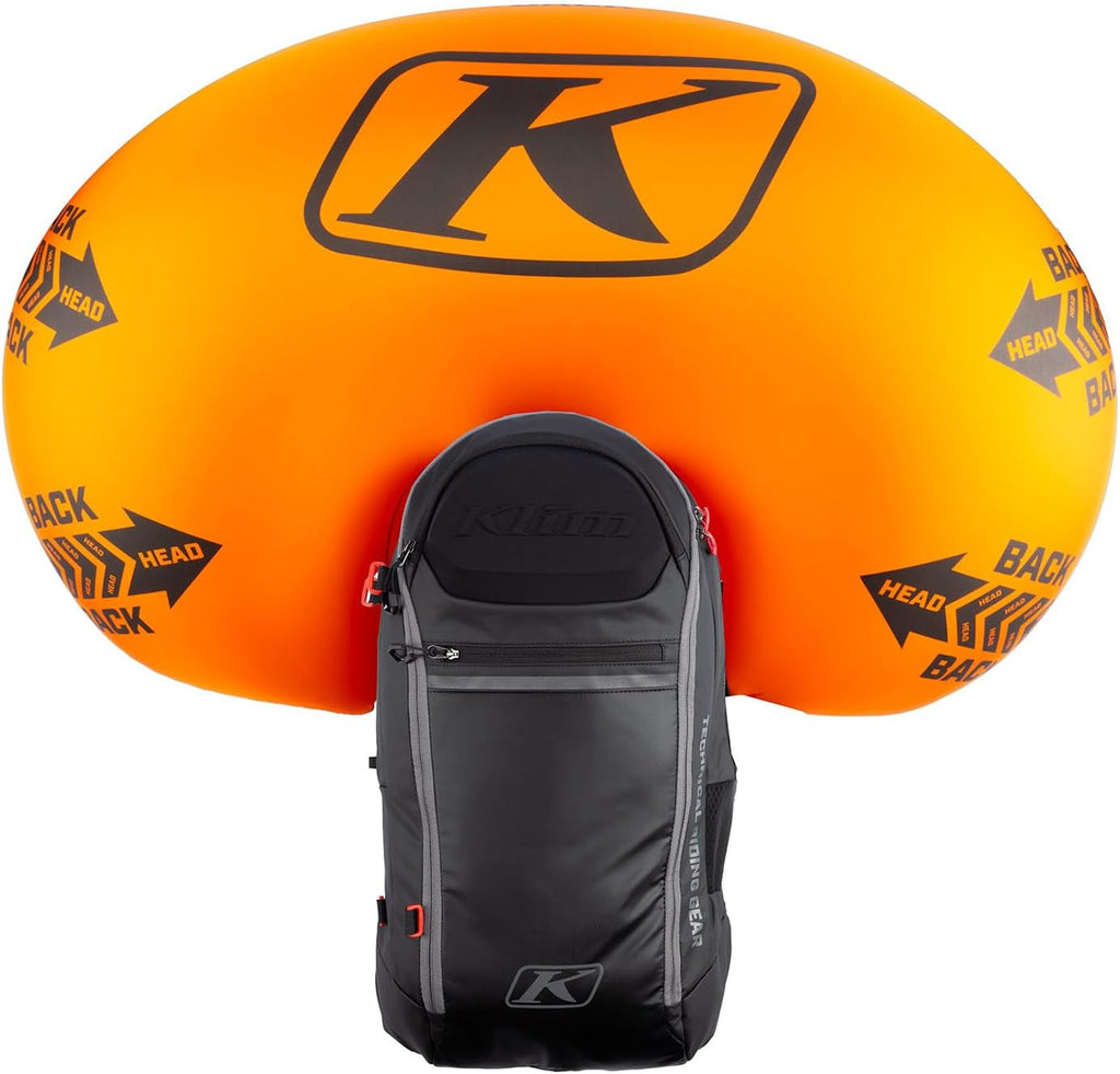 KLIM Atlas 14 Avalanche Airbag Snowmobile Backpack - Black - Castlerock