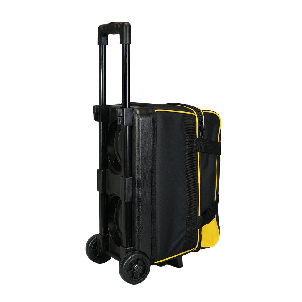 ELITE Basic Bowling Bag Double (2) Ball Roller with Rolling Wheels