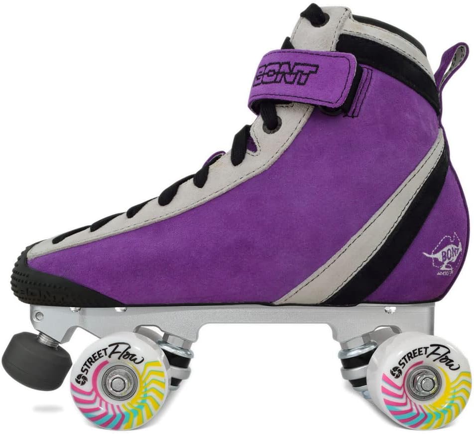 Bont Parkstar Suede Professional Roller Skates for Park Ramps Bowls Street - Rollerskates for Outdoor and Indoor Skating