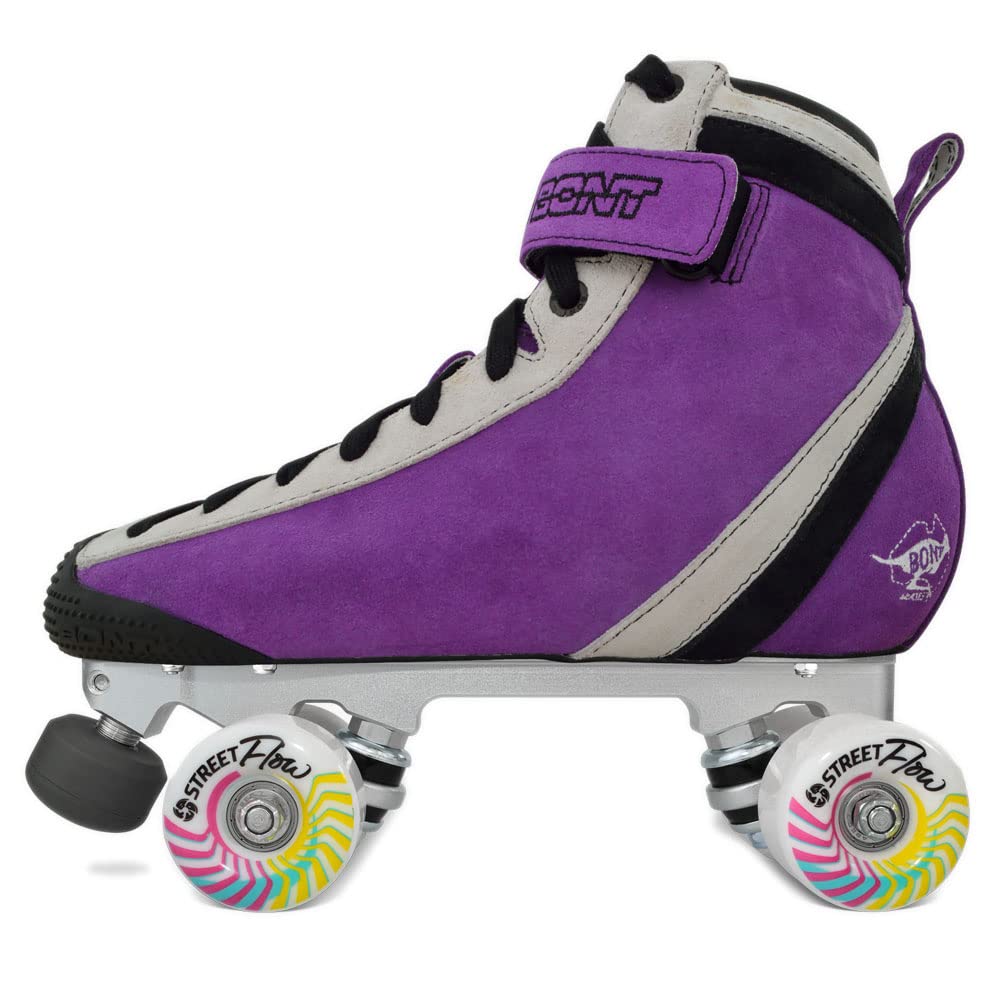 Bont Parkstar Suede Professional Roller Skates for Park Ramps Bowls Street - Rollerskates for Outdoor and Indoor Skating