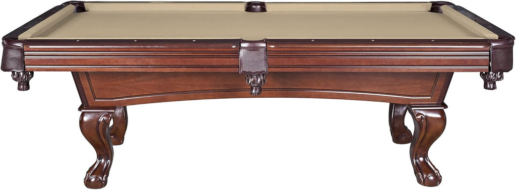 Hathaway Augusta 8 Ft Furniture Pool Table â Includes Cue Sticks, Billiard Balls â Classic Design Perfect for Family, Home, Dining, or Living Room