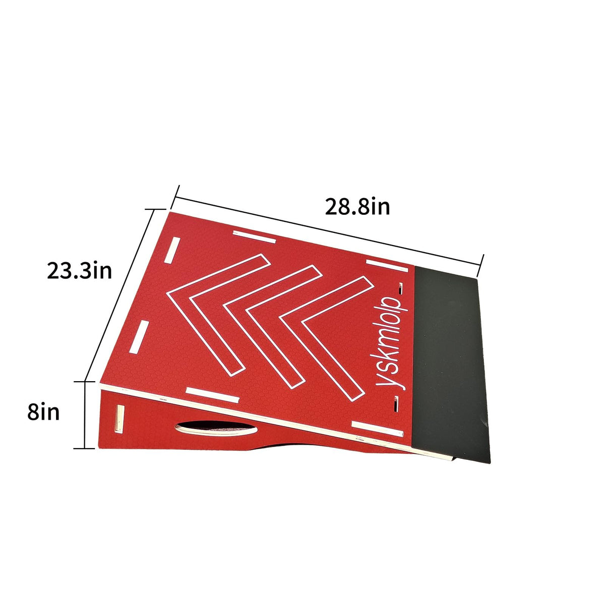 Jump Practice Ramp for BMX Bike & Bicycle & Skateboards ï¼Blackï¼Large Size