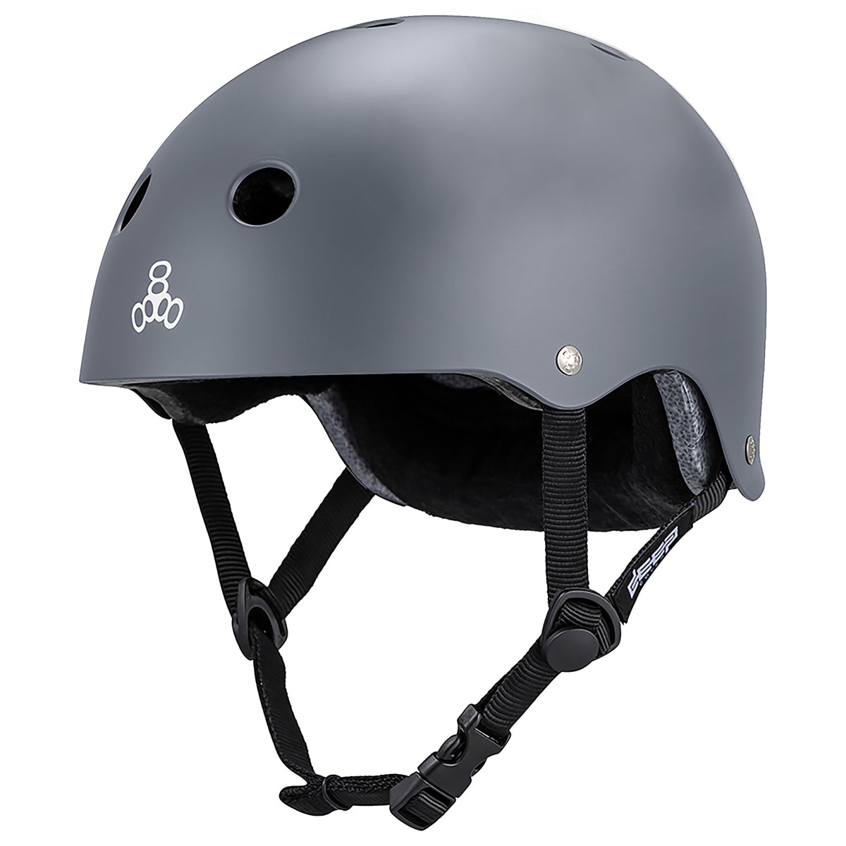 Triple Eight Deep Cover Helmet - Ideal for Skateboarding, Bicycling, BMX, and Roller Skating