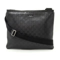 Pre-Owned GUCCI Gucci GG Imprime Crossbody Shoulder Bag PVC Leather Black 201446 (Good)