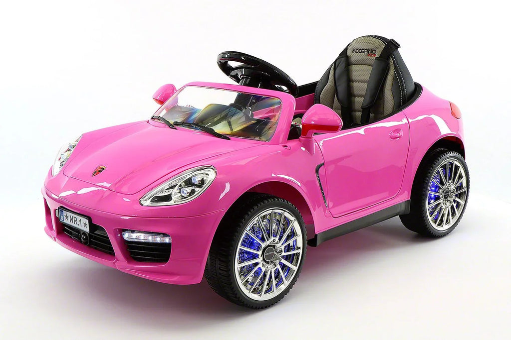 Moderno Kids Pink 12 V Kiddie Roadster Powered Ride-On