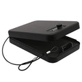 Dalmbox Small Car Gun Safe for Pistols Small Handgun Lock Box with Combination Lock Portable Travel Pistol Safe for Car, Home, Travel (1.8?X 6.5 ?X 9.7")