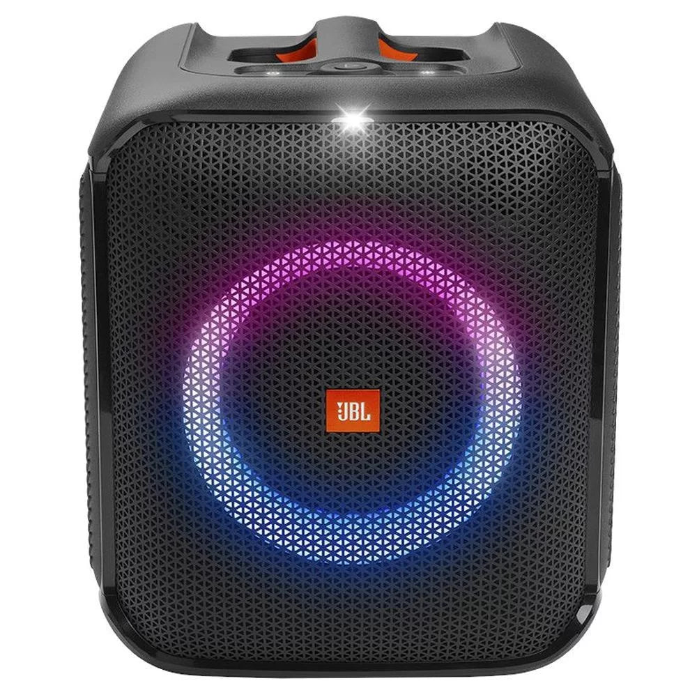 JBL Partybox Encore Essential Portable Compact Party Speaker w LED+Wireless Mics