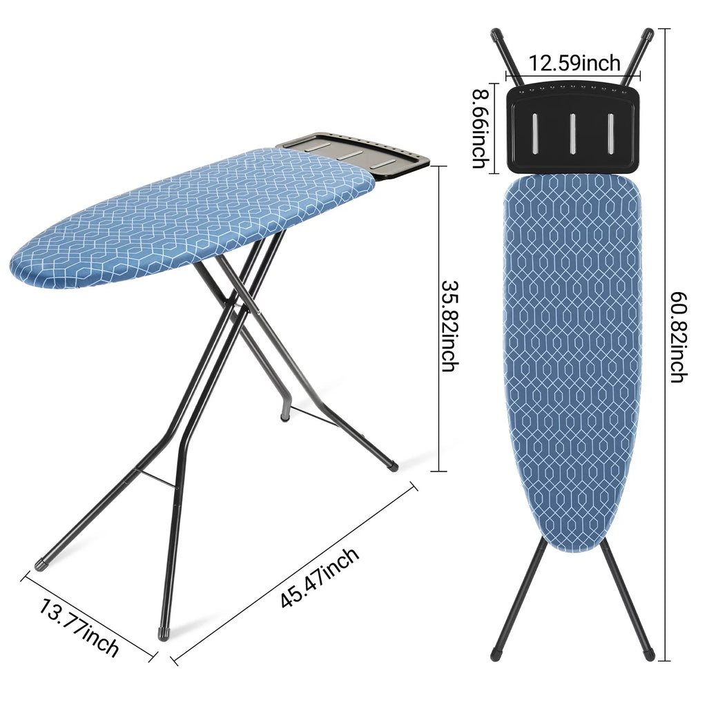 Kingrack Ironing Board,Iron Stand with Iron Rest, 7 Levels Adjustable Height,36"x13"