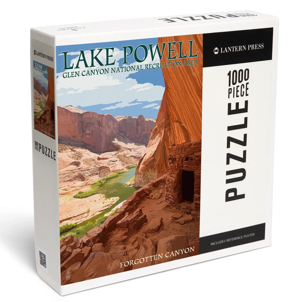 Lantern Press 1000 Piece Jigsaw Puzzle, Lake Powell, Forgotten Canyon