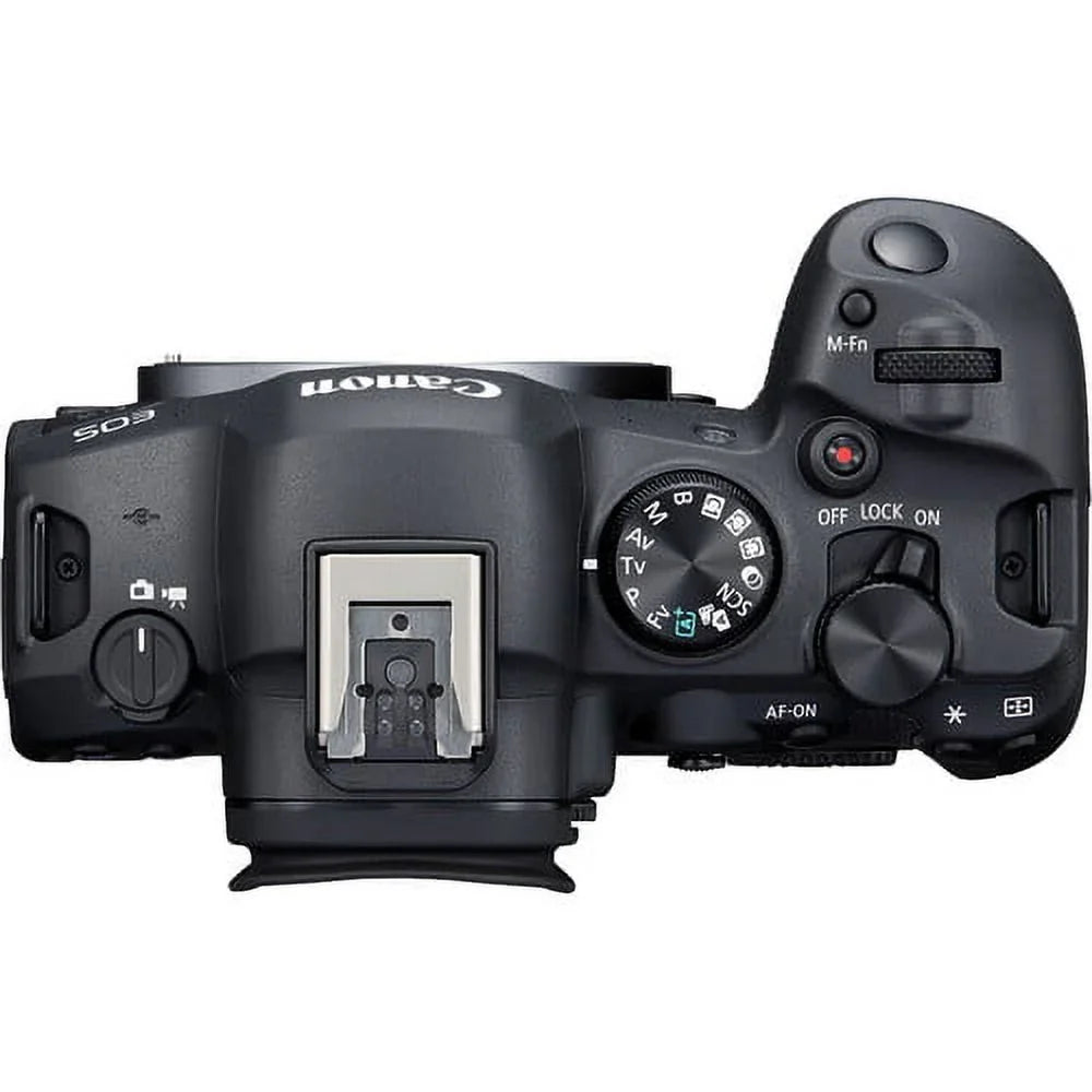 Canon EOS R6 Mark II Mirrorless Camera with 24-105mm f/4 Lens (5666C011) + 64GB Memory Card + Case + Corel Photo Software + LPE6 Battery + External Charger + Card Reader + More