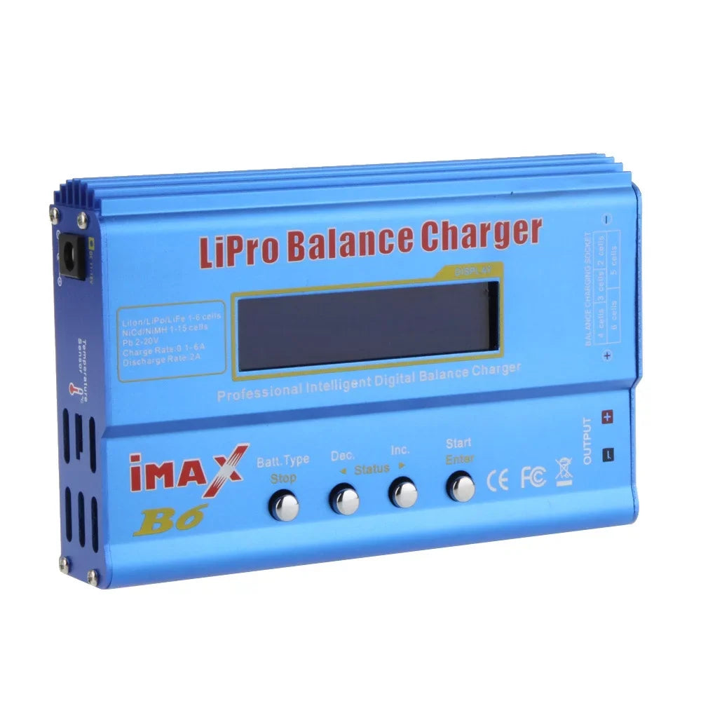 Pinnaco IMAX B6 80W Lipo NiMh Li-ion RC Battery Balance Digital Discharger for RC Fitting