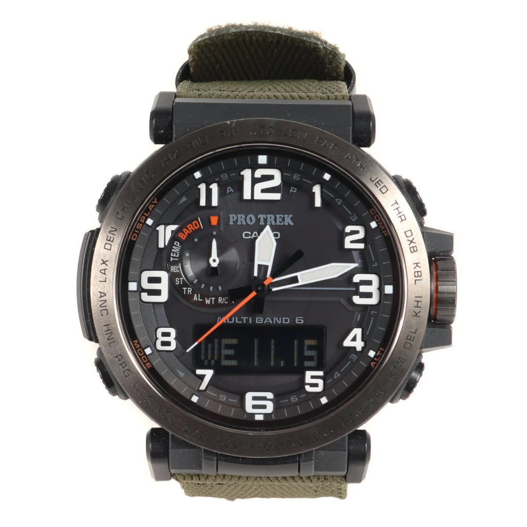Pre-Owned G-SHOCK G-Shock PRO TREK PRW-6600YB-3JF Tough Solar Watch Black CASIO Casio (Good)