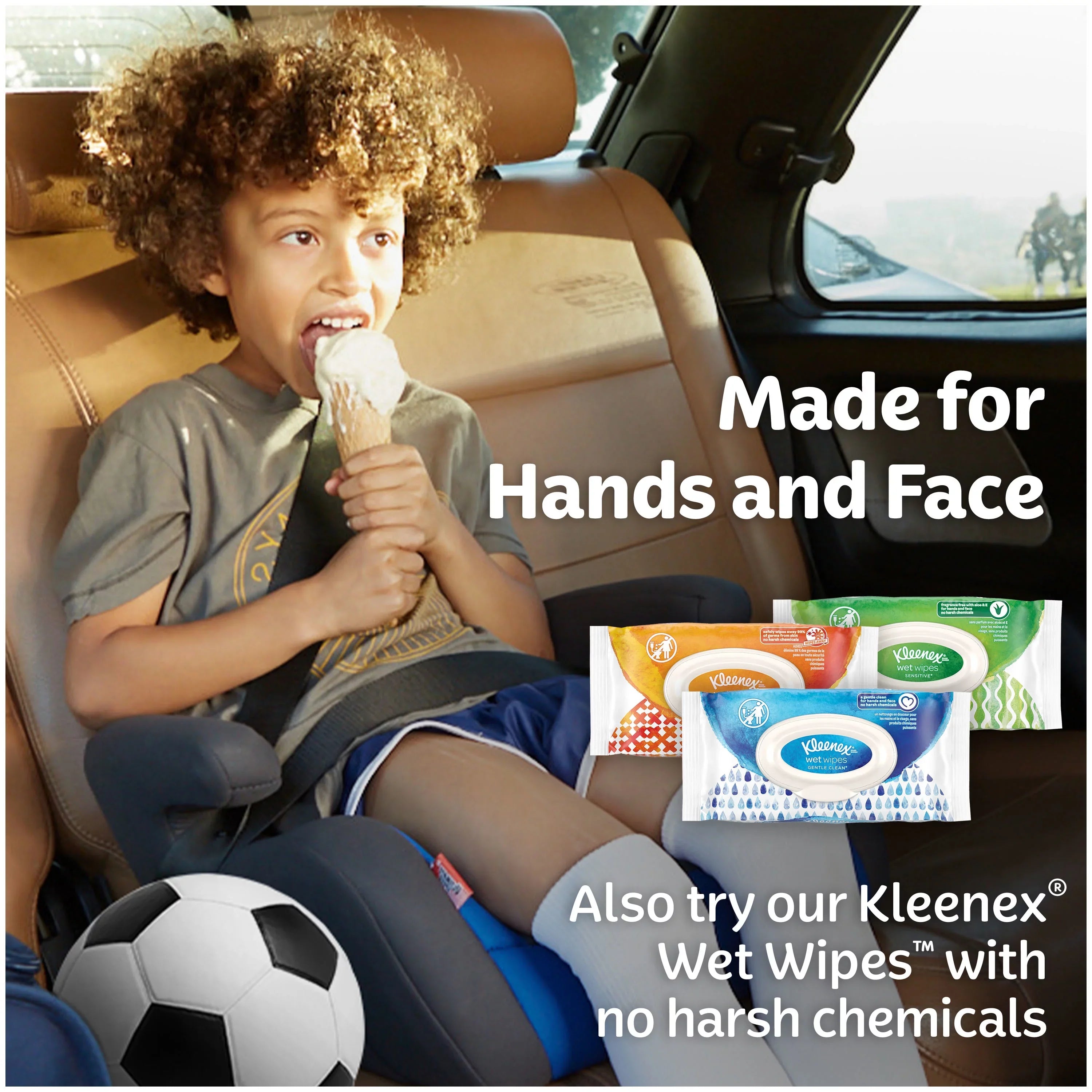 Kleenex Trusted Care Everyday Facial Tissues, 100 Tissues per Flat Box, 16 Pack (1,600 Tissues Total)