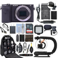 Sony Alpha a6600 Mirrorless 24.2MP 4K Digital Camera Body + 64GB Pro Video Kit