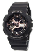 Casio BA110RG-1A Baby-G Women's Watch Black 43.4mm Resin