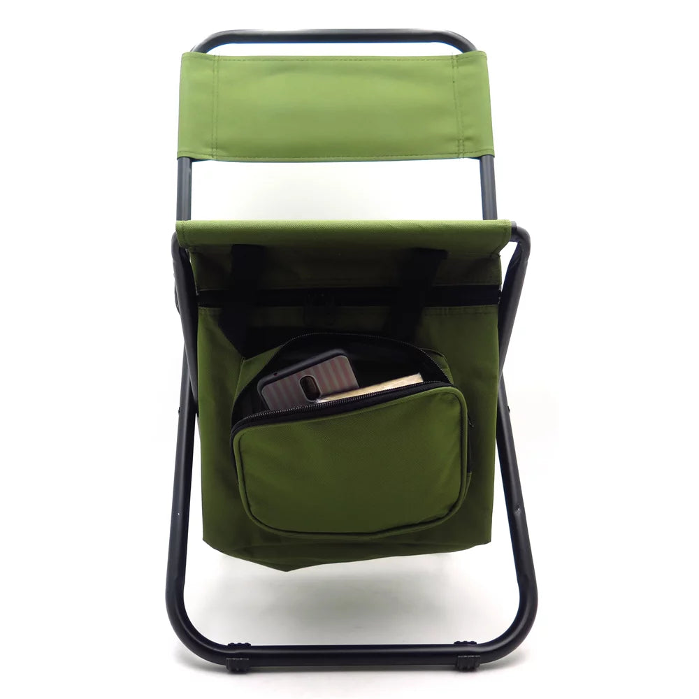 HTTMT- New Multi-use Backpack Chair Stool with Cooler Bag Hiking Fishing Camping Picnic