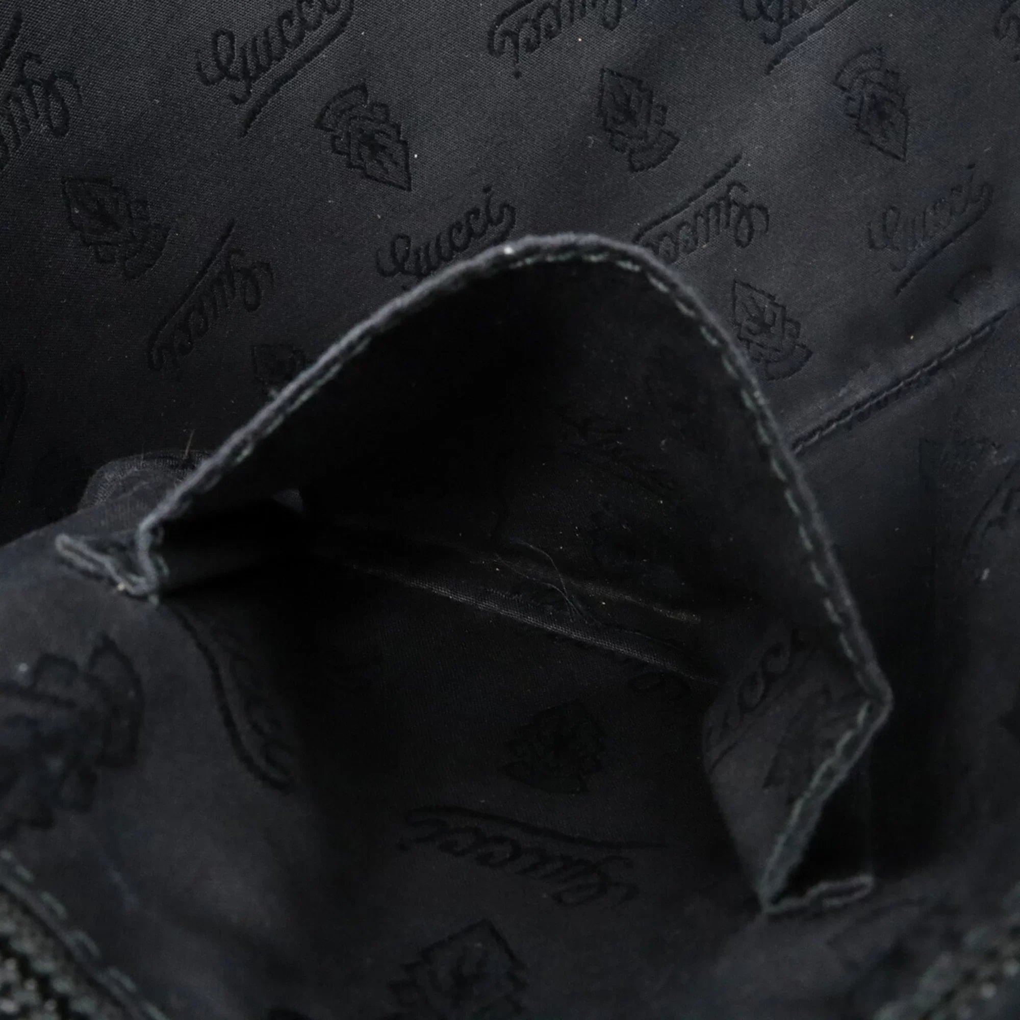 Pre-Owned GUCCI Gucci GG Imprime Crossbody Shoulder Bag PVC Leather Black 201446 (Good)