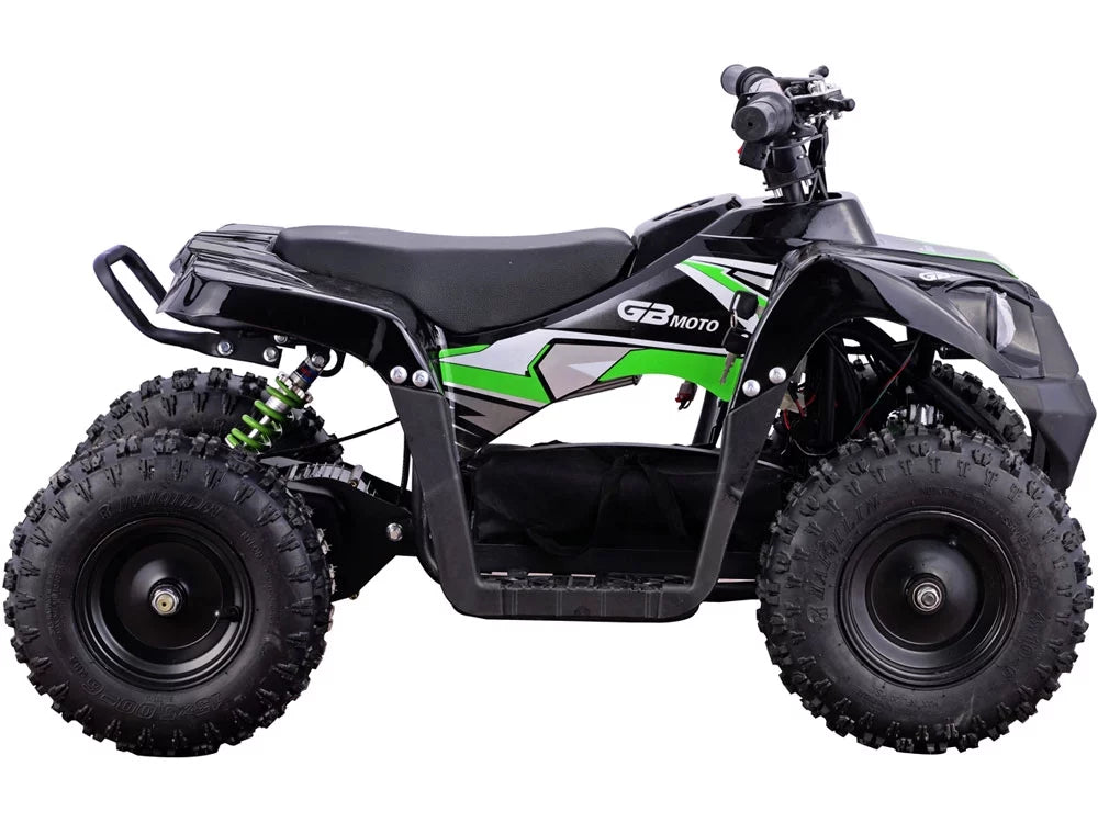 MotoTec Monster 36V 500W Kids Battery Powered ATV Four Wheeler Green
