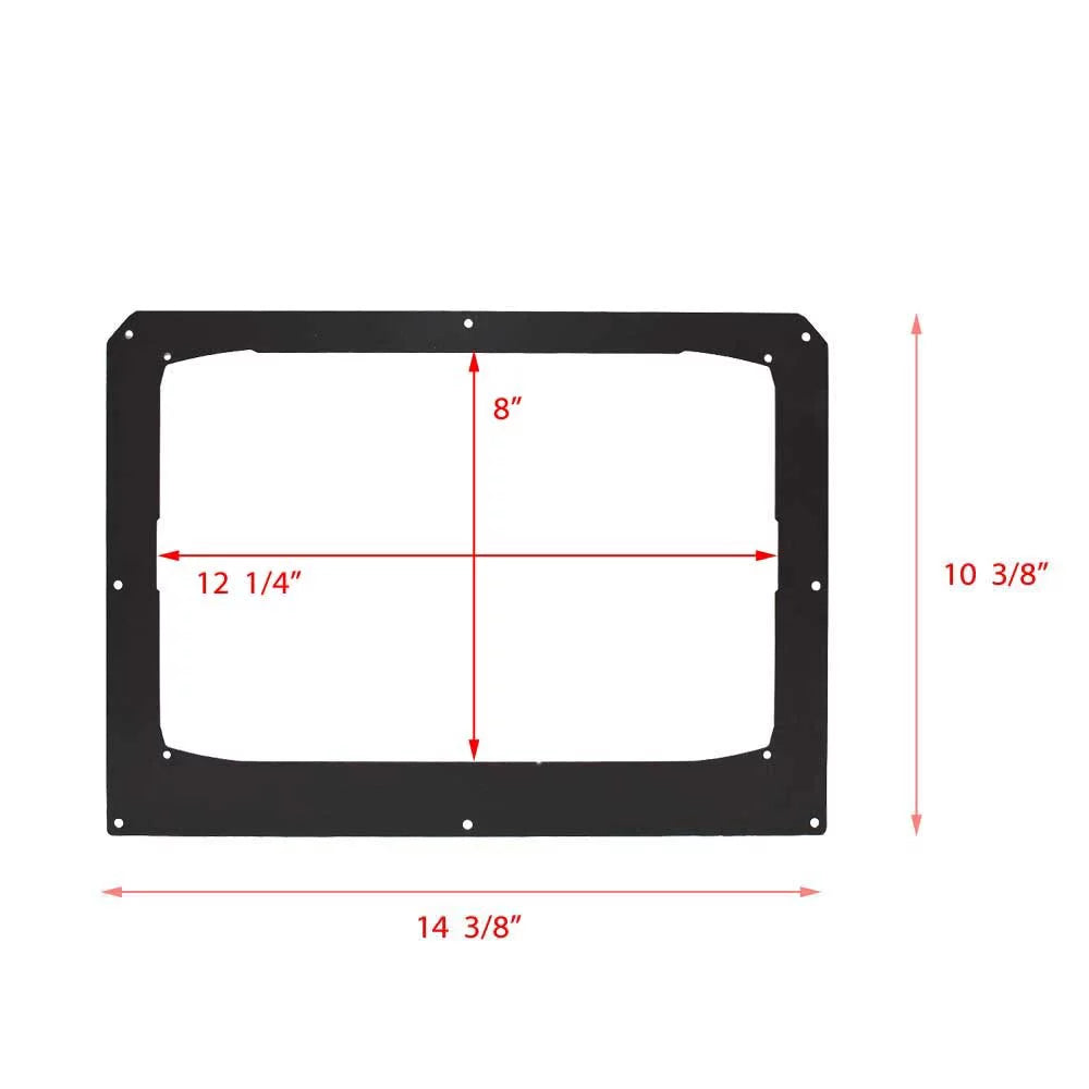 Ranger Boat Blank Locator Console Panel 7202893A | 522D Black HDS-12T