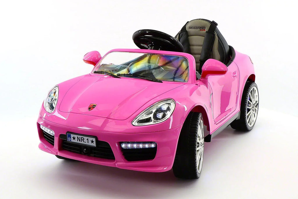 Moderno Kids Pink 12 V Kiddie Roadster Powered Ride-On