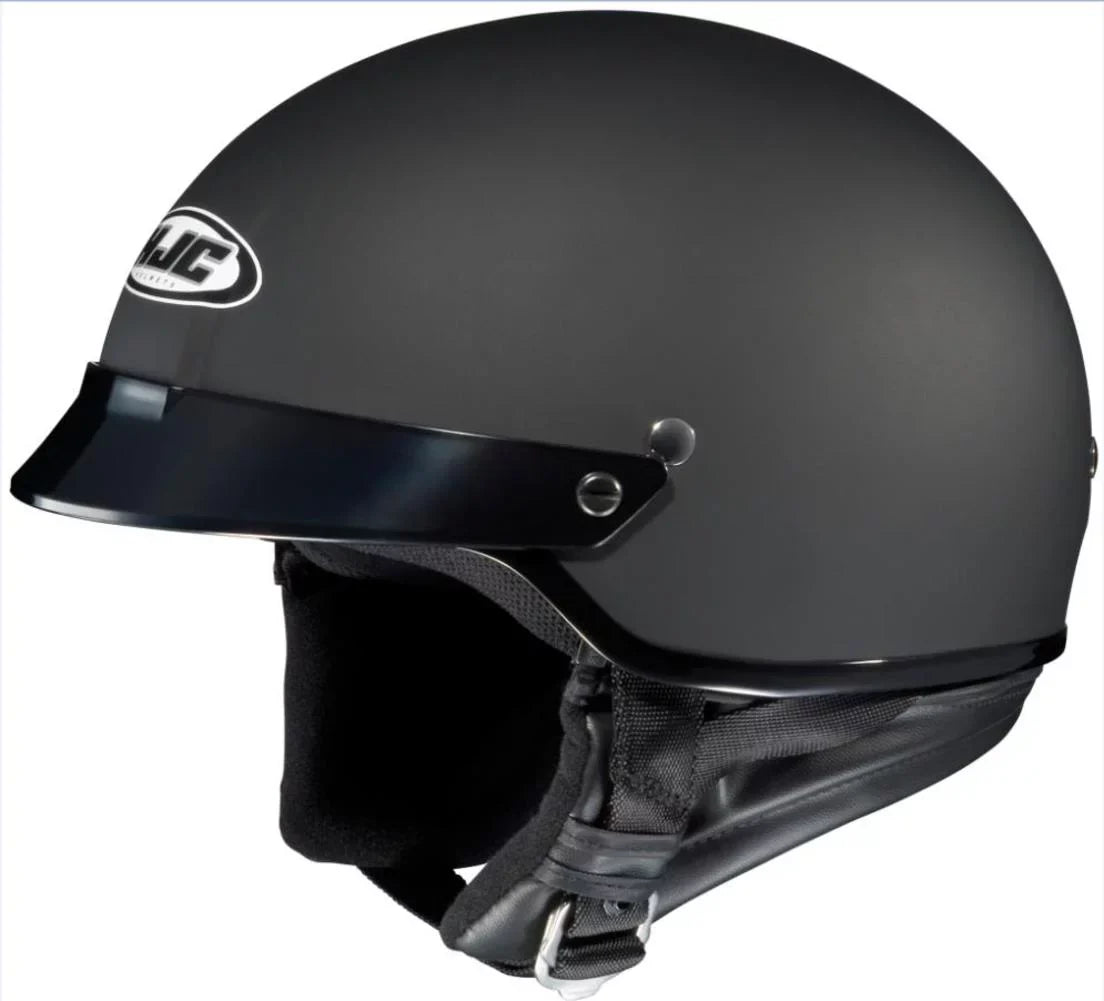HJC CS-2N Solid Helmet (Large, Flat Black)