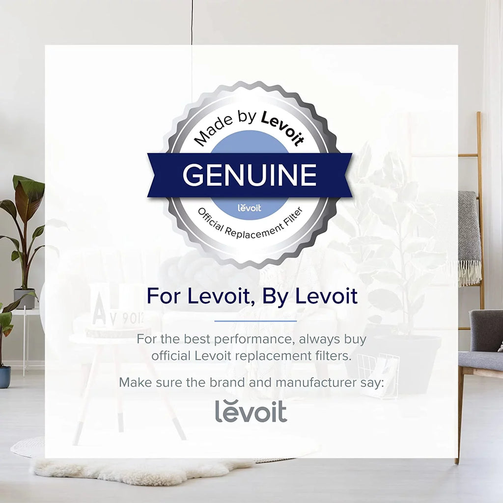 Levoit Air Purifier Replacement Filter Vista 200-RF, Genuine, 2 Pack