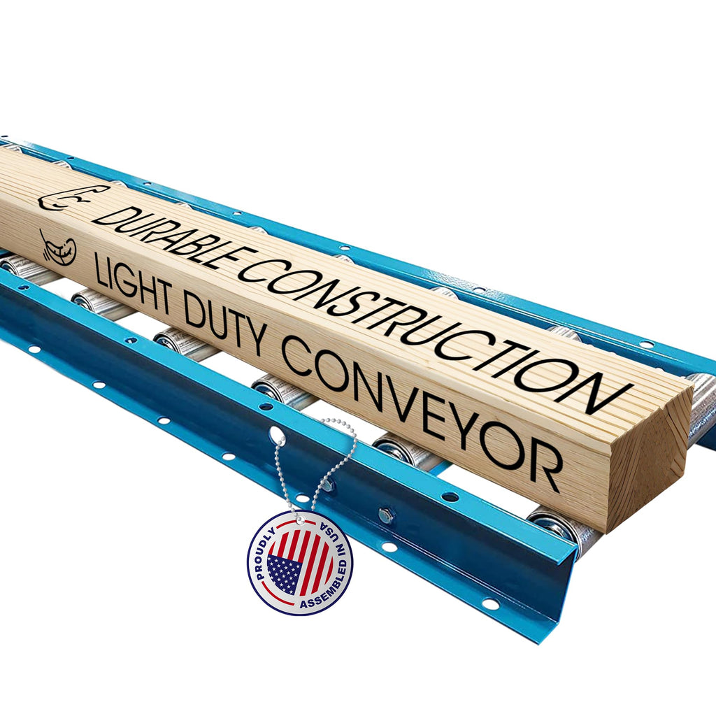 Guide Rails for 1.5â³ Rollers Skate Wheels and Gravity Conveyors - Industrial Roller Table Accessories, 5' Angle Guide Rails, Both Sides Conveyor Railings for Seamless Material Handling By Ultimation