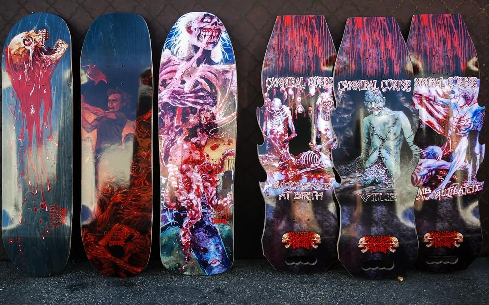 CREATURE Cannibal Corpse Chaos Horrific 8.75in x 32.05in Skateboard Decks