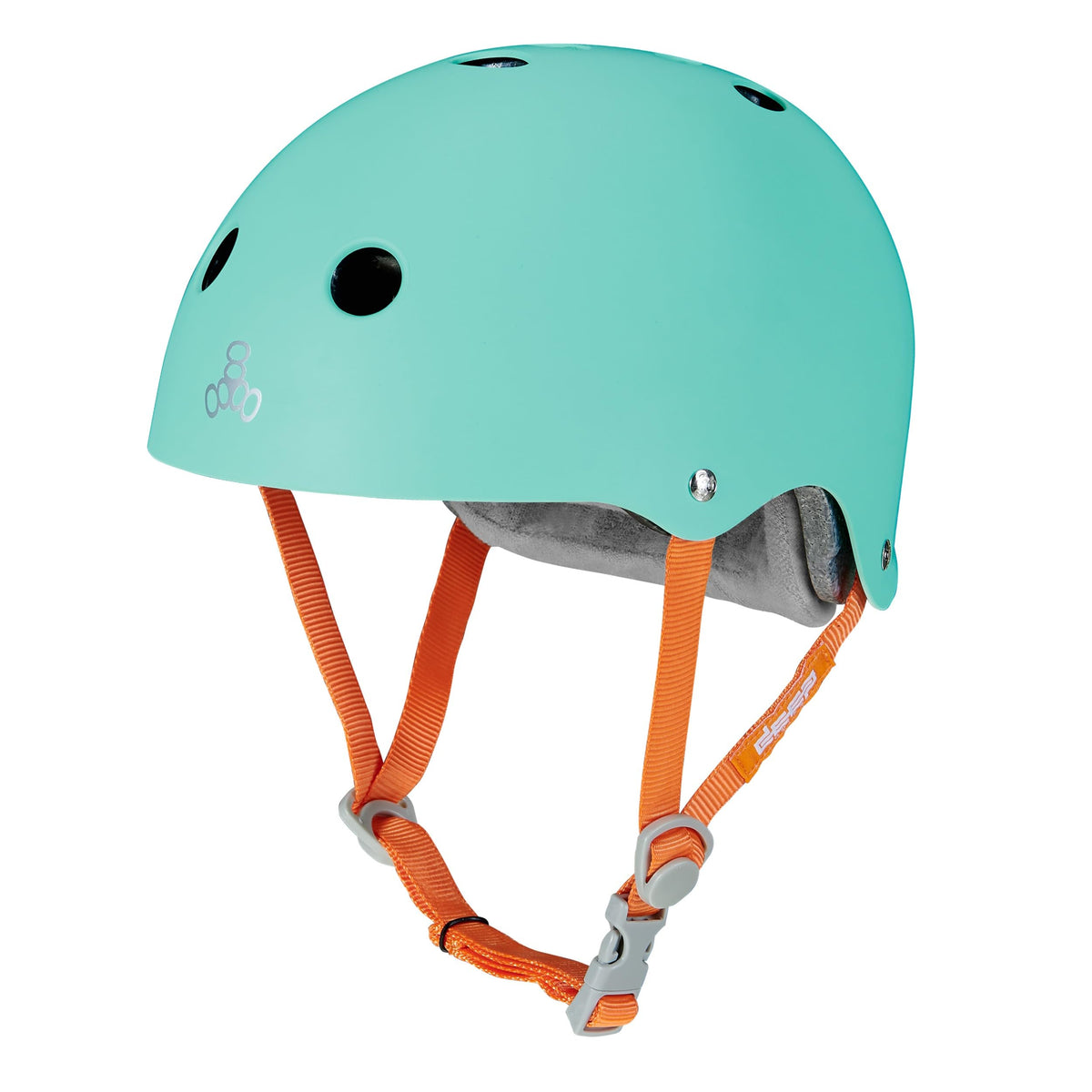 Triple Eight Deep Cover Helmet - Ideal for Skateboarding, Bicycling, BMX, and Roller Skating