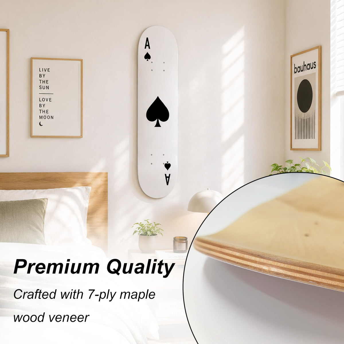 TwoDays Skateboard Wall Decor Set, Dolce Vita Ciao, 3 Decks