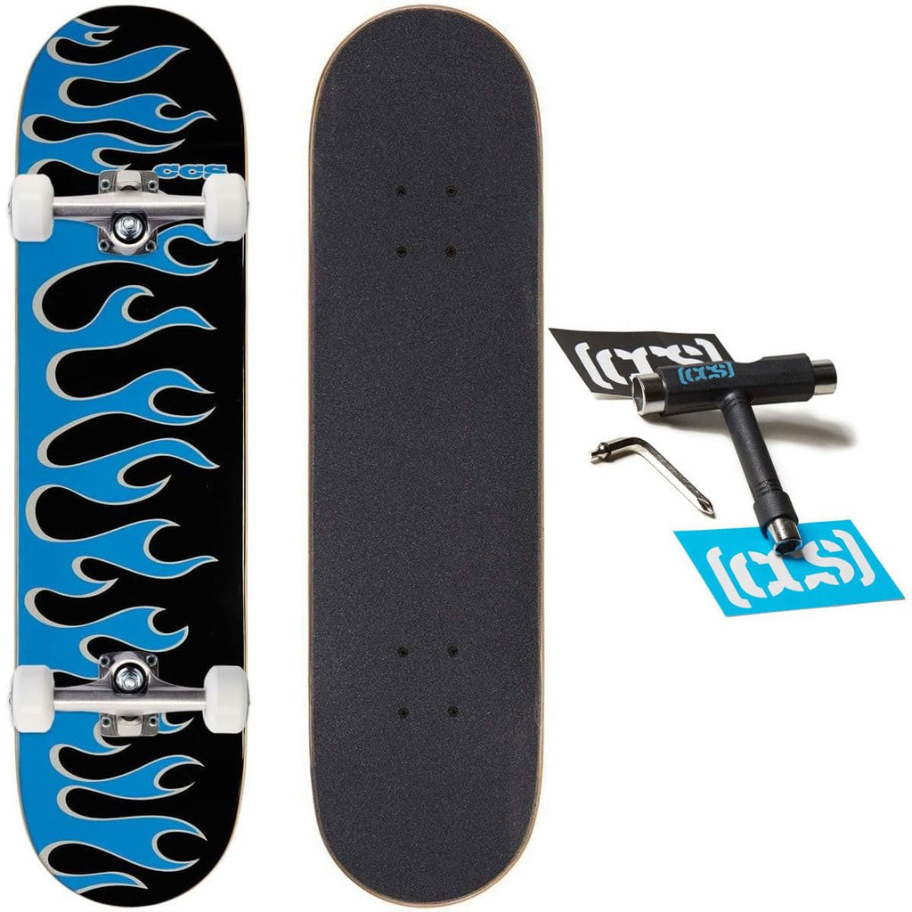 [CCS] Skateboard Complete | Maple Wood | Professional Grade | Fully Assembled with Skate Tool & Stickers | Adults, Kids, Teens, Youth | Boys & Girls