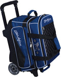 KR Strikeforce Royal Flush Double Roller Bowling Bag with Smooth Ride
