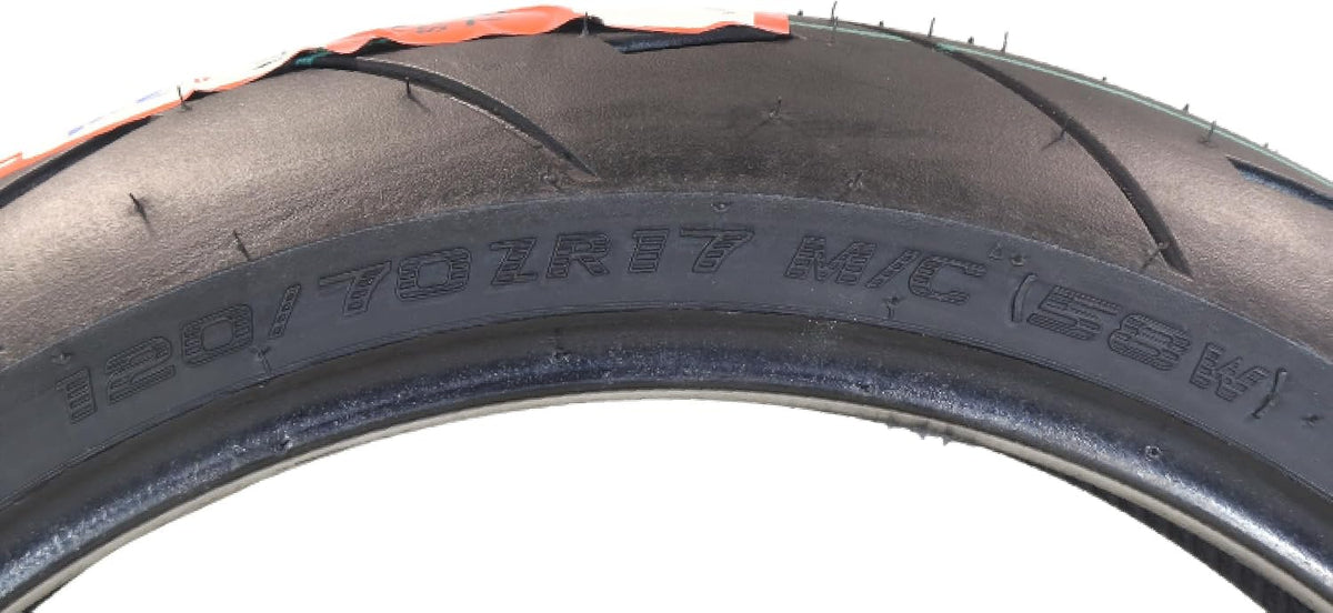FULL BORE M1 Front Rear Motorcycle Tire Set 120/70ZR17 180/55ZR17 2 Pack