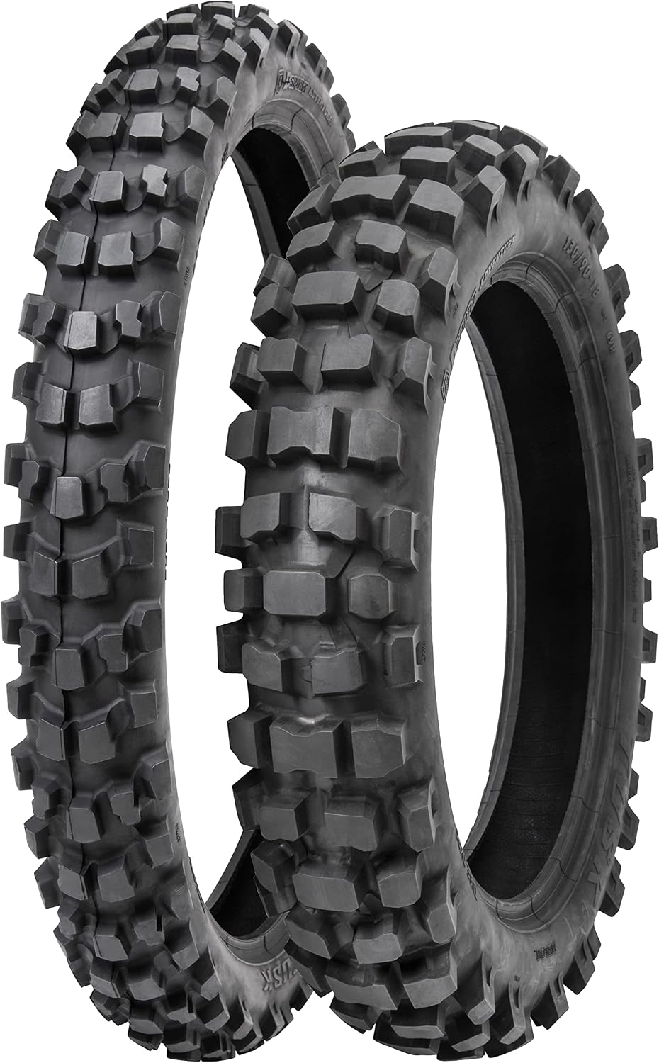 Tusk Dsport Adventure Motorcycle Tire Set Tube Type (90/90-21 (54R)/120/90-18 (65R))