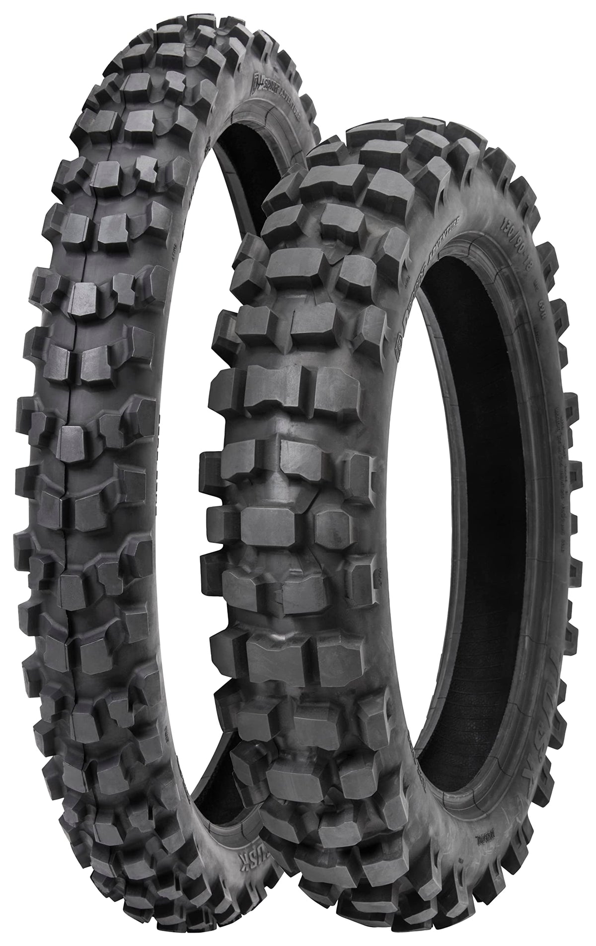 Tusk Dsport Adventure Motorcycle Tire Set Tube Type (90/90-21 (54R)/120/90-18 (65R))