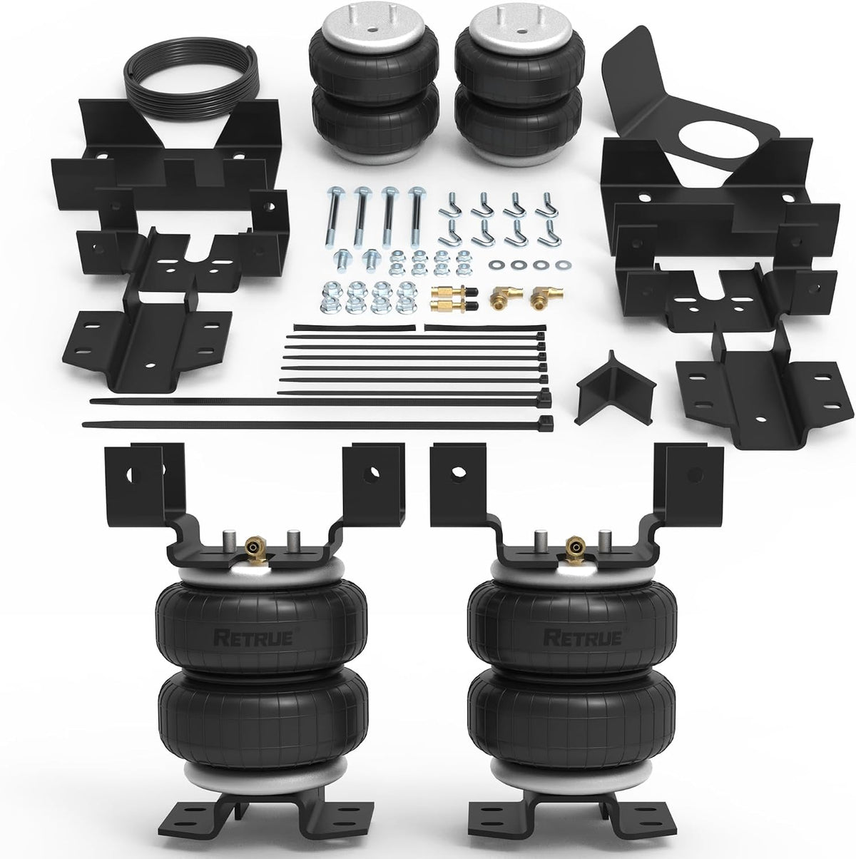 RETRUE Rear Air Bags Suspension Kit for Silverado Sierra 1500HD 2500