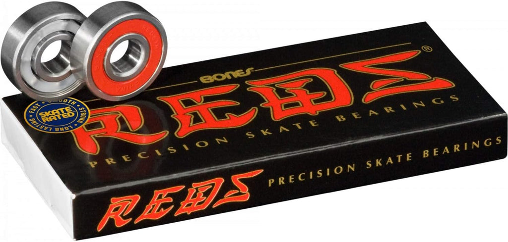Independent Skateboard Trucks Package Old School Kit with Powell Rat Bones 60mm Black Wheels, Bones Reds Bearings, and Black Rails