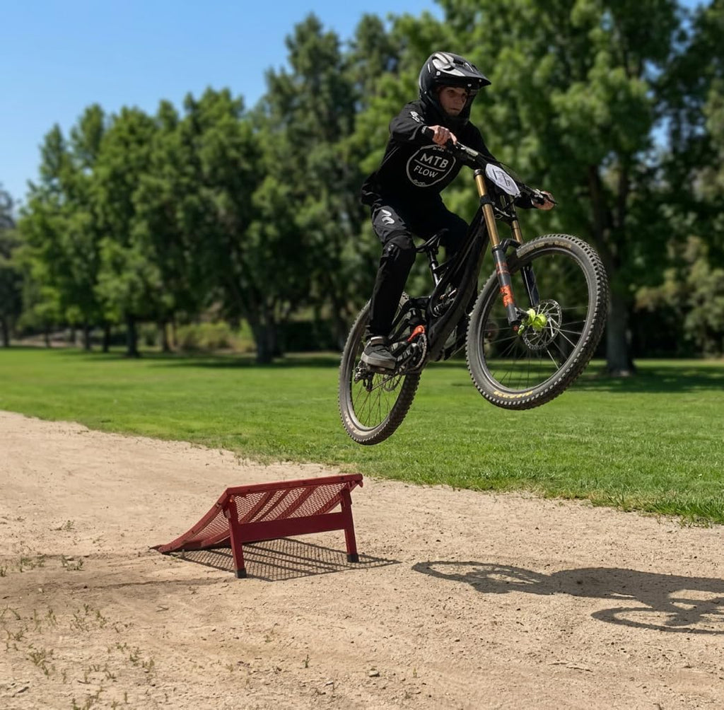 Freshpark Portable BMX Jump Ramp for Bikes & RC Portable & Foldable Design â Backyard Jump Ramp â Weatherproof & Dependable Surface â 47 x 24 x 16 in