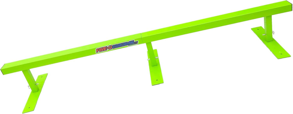 Ramptech Square Grind Rail (79" Long) - Weatherproof, Heavy-Duty Indoor and Outdoor DIY Skateboard Grindbox Kit - Portable Grindrails with Adjustable Height (11" - 15" Tall)