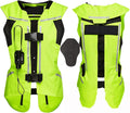 Airbag Vest Motorcycle Cylinder Vest 0.3 Seconds to Trigger The Airbag, with Back Protection Protect Back, Neck, Chest Suitable for Outdoor Riding, Horse Riding Safety Equipment