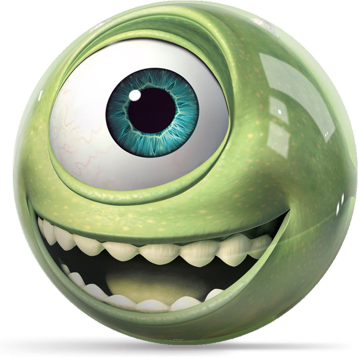 KR Strikeforce Disney Monsters Inc Mike Wazowski Undrilled Bowling Ball