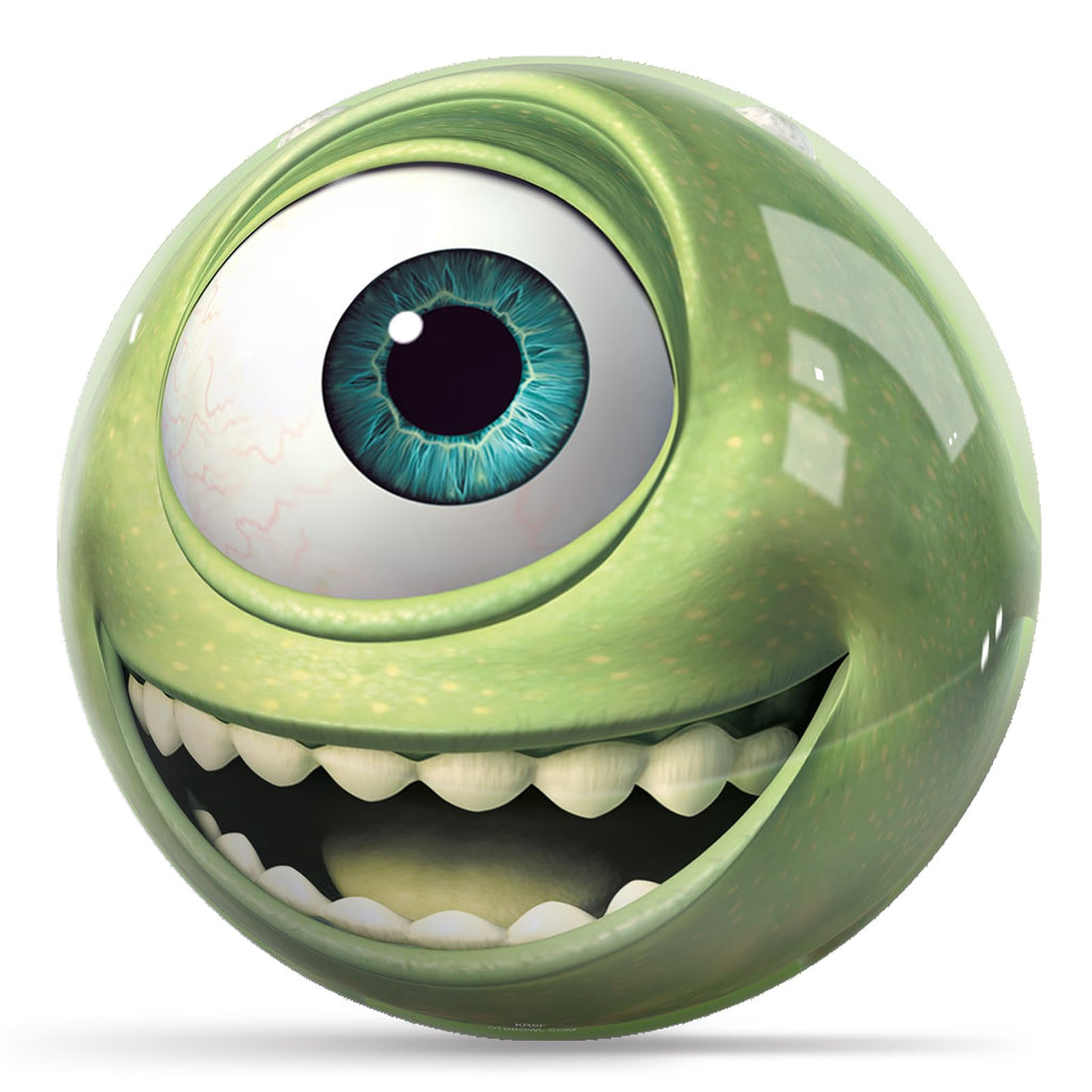 KR Strikeforce Disney Monsters Inc Mike Wazowski Undrilled Bowling Ball