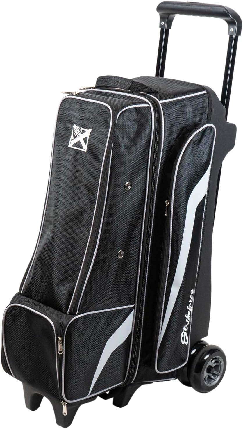 KR Strikeforce Cruiser 4x4 Bowling Ball Roller Bag with Dual 5" Smooth KRuze Urethane Wheels