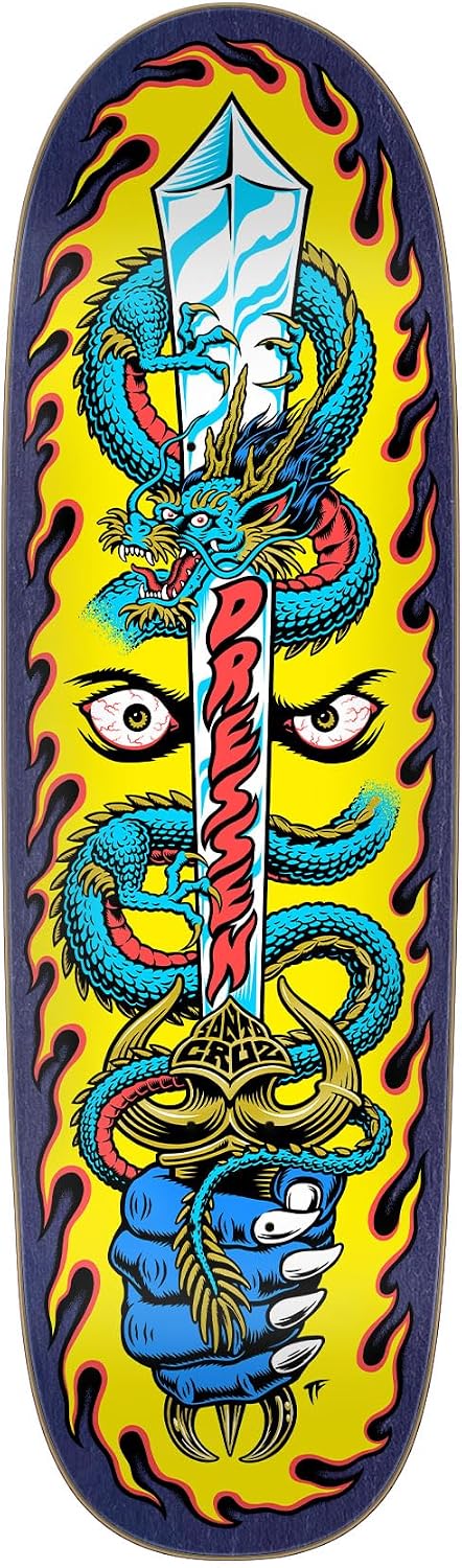 Santa Cruz Dressen Sword Pro Shaped 9.25in x 31.95in Skateboard Decks