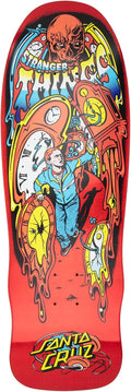 SANTA CRUZ Stranger Things Grabke Max Melting Clock 9.7in x 29.4in Skateboard Decks
