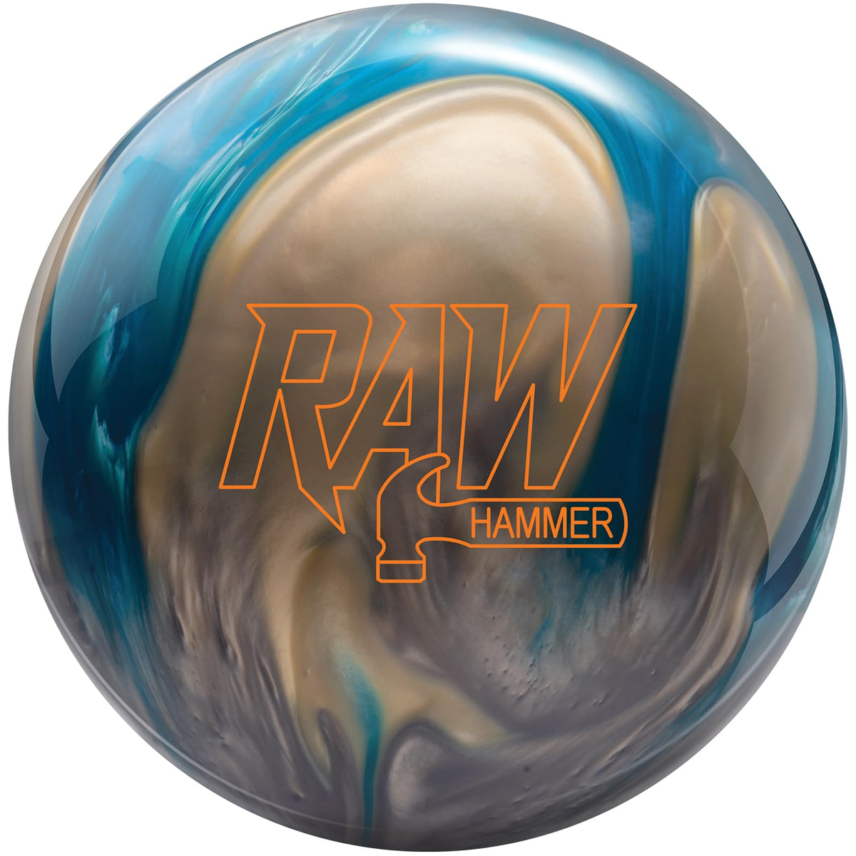 Hammer Raw Blue/Silver Pearl Bowling Ball