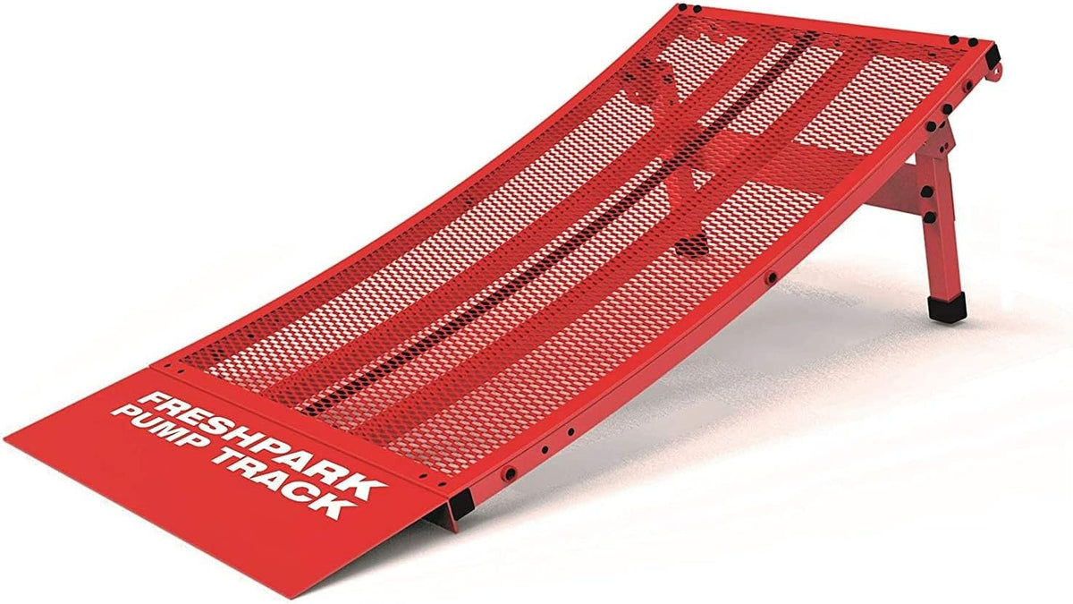 Freshpark Portable BMX Jump Ramp for Bikes & RC Portable & Foldable Design â Backyard Jump Ramp â Weatherproof & Dependable Surface â 47 x 24 x 16 in