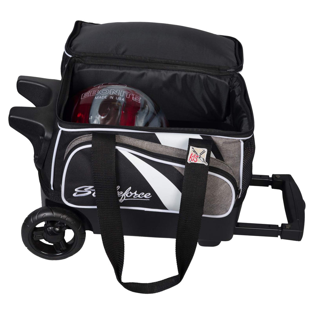 KR Strikeforce Cruiser Single Bowling Ball, Shoe and Accessory Roller Bowling Bag
