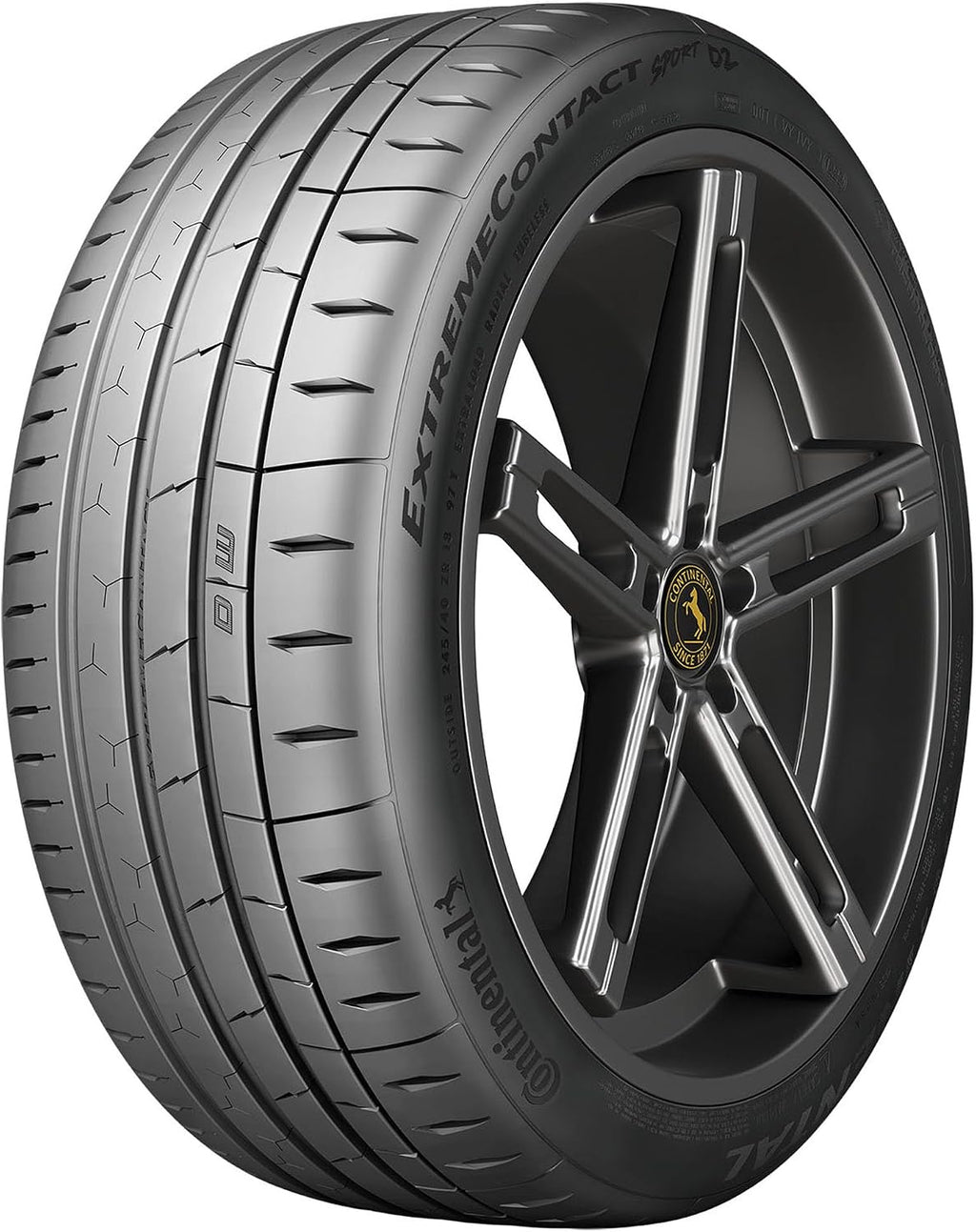 Continental ExtremeContact Sport 02 UHP Summer 205/50ZR15 86W Passenger Tire