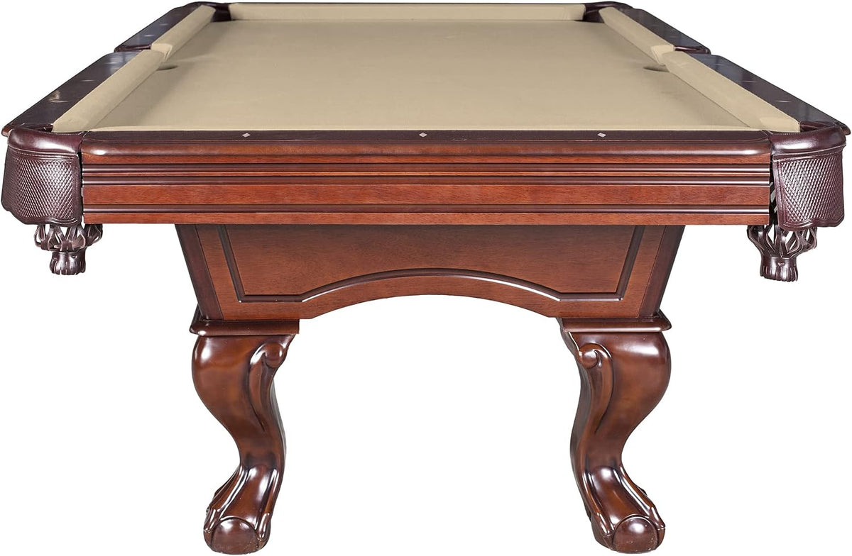 Hathaway Augusta 8 Ft Furniture Pool Table â Includes Cue Sticks, Billiard Balls â Classic Design Perfect for Family, Home, Dining, or Living Room